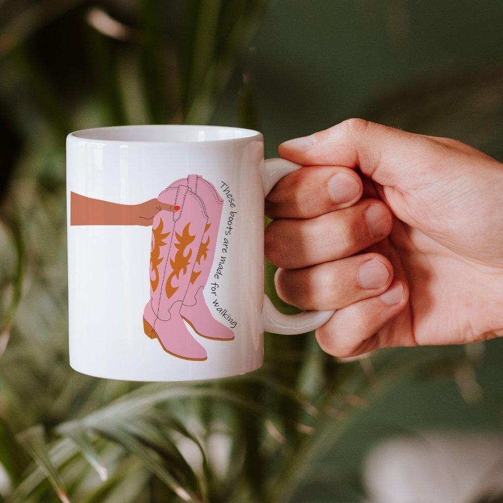 These Boots are Made for Walking Mug